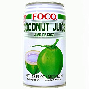 Foco - Coconut Water 11oz Can Case - 24 Pack