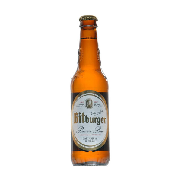 Bitburger - Pilsner 330ml (11.2oz) Bottle 24pk Case