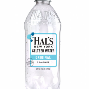 Hal's - New York Seltzer Original 20oz Bottle Case - 24 Pack