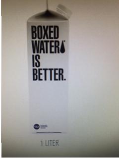 Boxed Water Is Better -1 Liter (33.8oz) Paper Box Case - 12 Pack