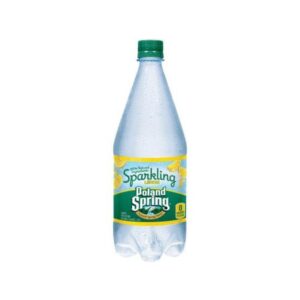 Poland Spring - Sparkling Lemon 33oz Plastic Bottle Case - 12 Pack