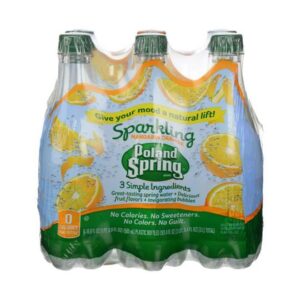 Poland Spring - Sparkling Orange 16.9oz Bottle Case - 24 Pack