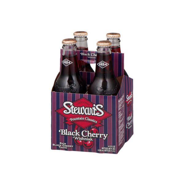 Stewart's - Black Cherry 12oz Bottle Case