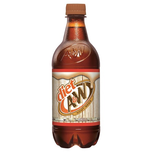 A&W - Diet Root Beer 20oz Bottle Case