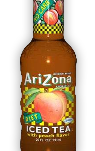Arizona - Diet Peach 20oz Bottle Case