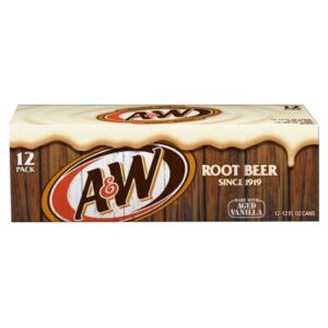 A&W - Root Beer 12oz Can Case