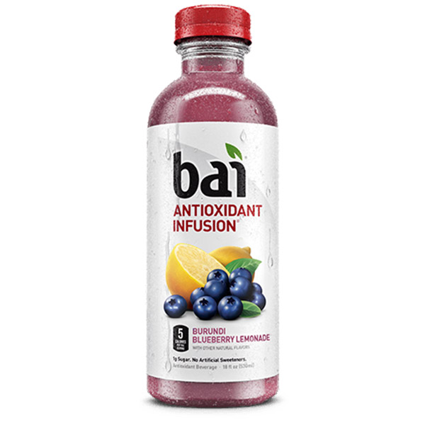 Bai 5 - Burundi Blueberry Lemonade 18oz Bottle Case