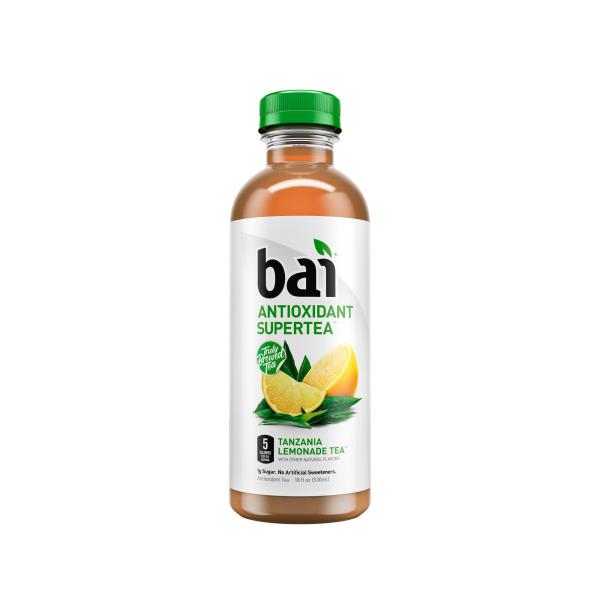 Bai 5 - Supertea Tanzania Lemon 18oz Bottle Case