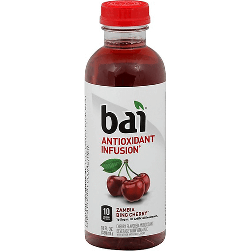 Bai 5 - Zambia Bing Cherry 18oz Bottle Case