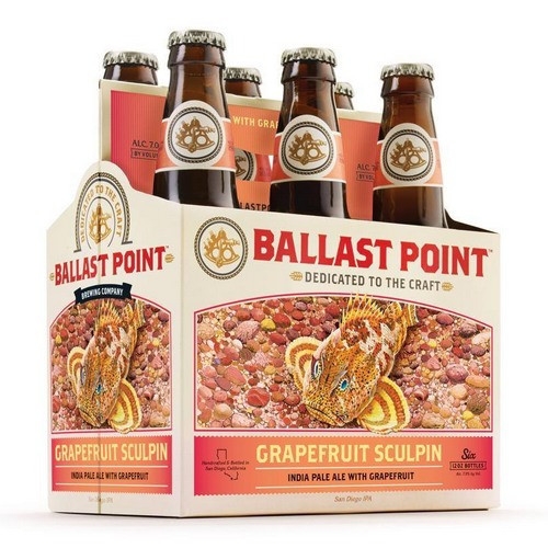 Ballast Point - Grapefruit Sculpin IPA 12oz Bottle 24pk Case