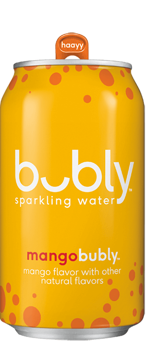 Bubly - Mango Sparkling 12oz Can Case - 24 Pack