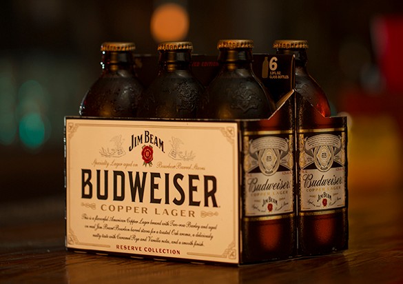 Budweiser - Jim Beam Copper Lager 12oz Bottle 24pk Case