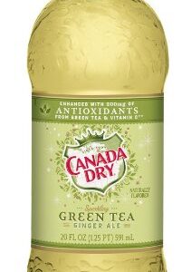 Canada Dry - Green Tea Ginger Ale 20oz Bottle Case