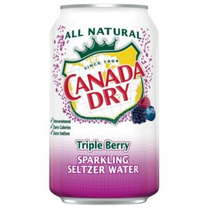 Canada Dry - Triple Berry Seltzer 12oz Can Case - 24 Pack