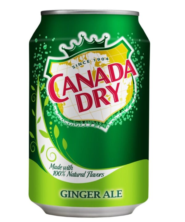 Canada Dry - Ginger Ale 12oz Can Case
