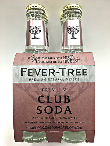 Fever-Tree - Club 6.8oz (200ml) Bottle Case