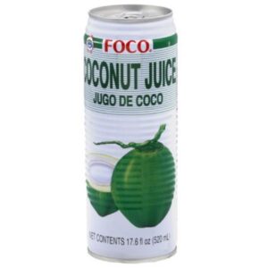 Foco - Coconut Water 18oz Can Case - 24 Pack