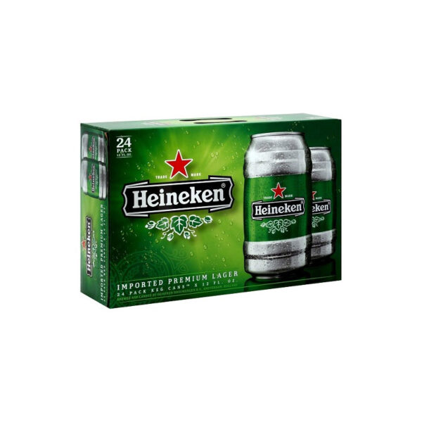 Heineken - Lager 12oz Can 24pk Case