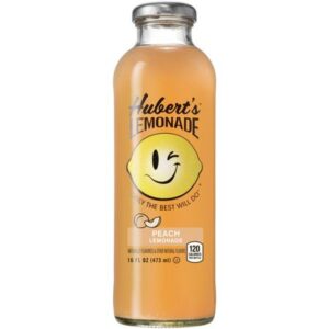 Hubert's - Peach Lemonade 16oz Bottle Case
