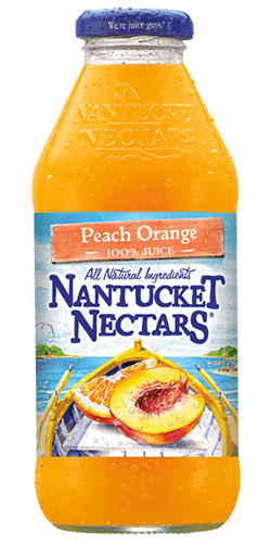Nantucket Nectars - Peach Orange Juice 16oz Bottle Case