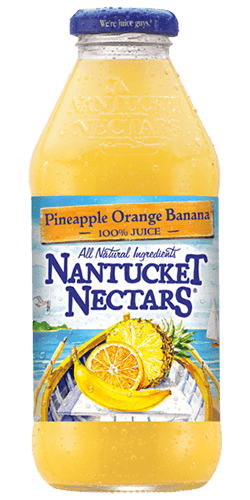 Nantucket Nectars - Pineapple Orange Banana Juice 16oz Bottle Case