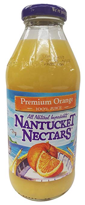Nantucket Nectars - Orange Juice 16oz Bottle Case