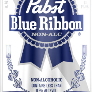 Pabst - Blue Ribbon Non-Alcoholic 12oz Can 24pk Case