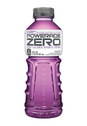 Powerade - Zero Grape 20oz Bottle Case