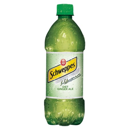 Schweppes - Diet Ginger Ale 20oz Bottle Case