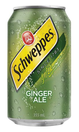 Schweppes - Ginger Ale 12oz Can Case