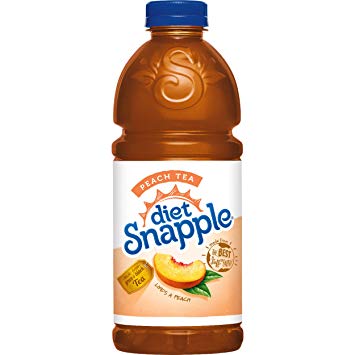 Snapple - Diet Peach Tea 32oz Plastic Bottle Case