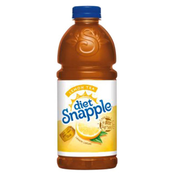 Snapple - Diet Lemon Tea 32oz Plastic Bottle Case
