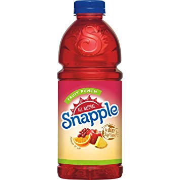 Snapple - Fruit Punch 32oz Plastic Bottle Case