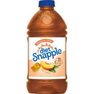 Snapple - Diet Peach Tea 64oz Plastic Bottle Case