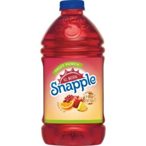 Snapple - Fruit Punch 64oz Plastic Bottle Case