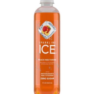Sparkling Ice - Peach Nectarine 17oz Bottle Case - 12 Pack