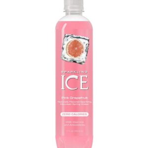 Sparkling Ice - Pink Grapefruit 17oz Bottle Case - 12 Pack