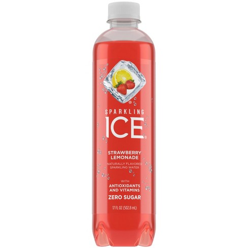 Sparkling Ice - Strawberry Lemonade 17oz Bottle Case - 12 Pack